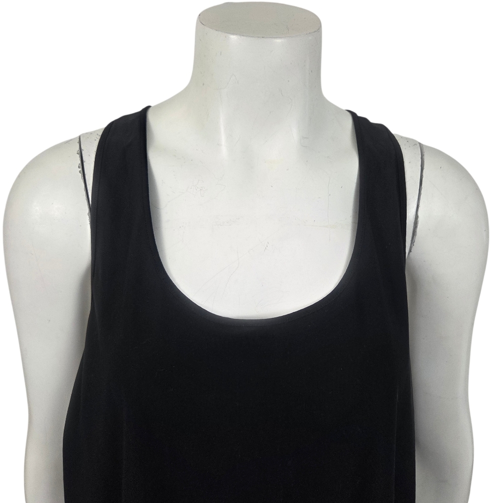 Athleta Nova Athletic Racerback Tank Top NEW Womens XL Black Workout Gym Shirt - Picture 4 of 13